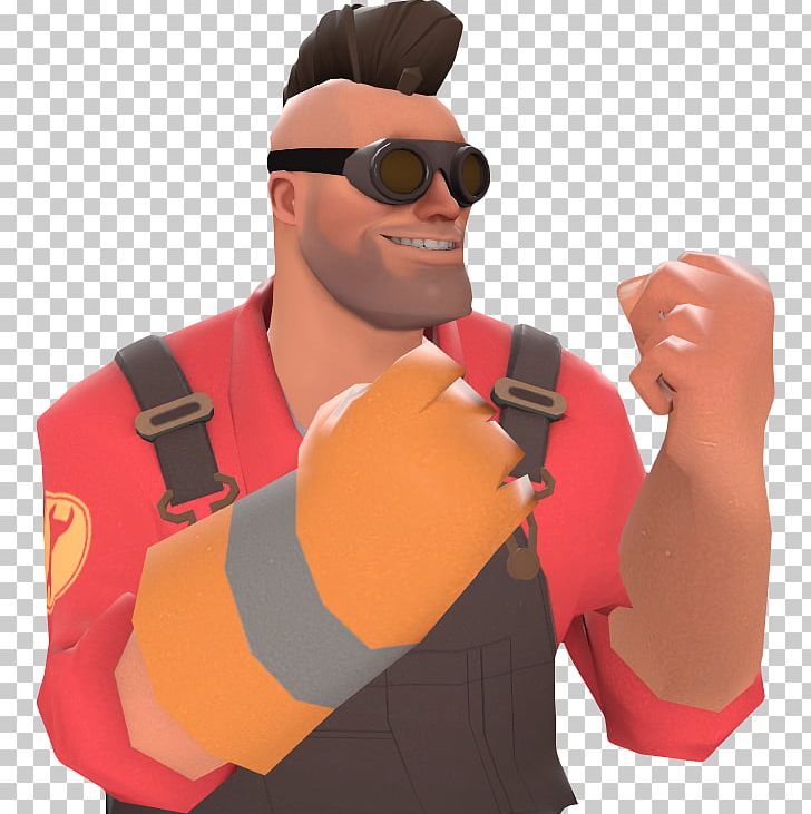 Goggles Finger Team Fortress 2 Glasses PNG, Clipart, Arm, Cartoon, Engineer, Eyewear, Fashion Accessory Free PNG Download