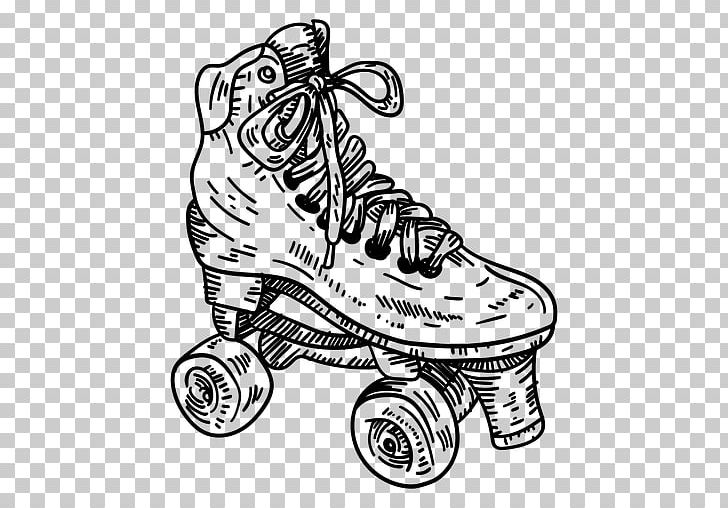 Roller Skates Skate Shoe Ice Skates Skateboarding PNG, Clipart, Black, Black And White, Designer, Footwear, Ice Skates Free PNG Download