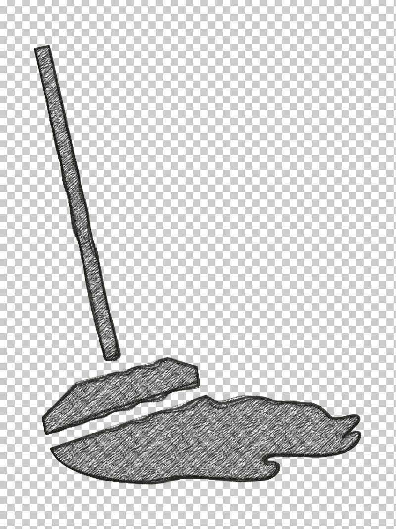 Mop Icon House Things Icon Mop Cleaning Tool For House Floors Icon PNG, Clipart, Angle, Black, Cleaning, Geometry, Household Free PNG Download