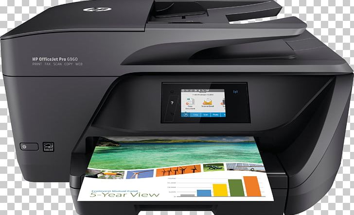 Hewlett-Packard HP Officejet Pro 6960 Multi-function Printer PNG, Clipart, Brands, Computer Software, Device Driver, Electronic Device, Electronics Free PNG Download