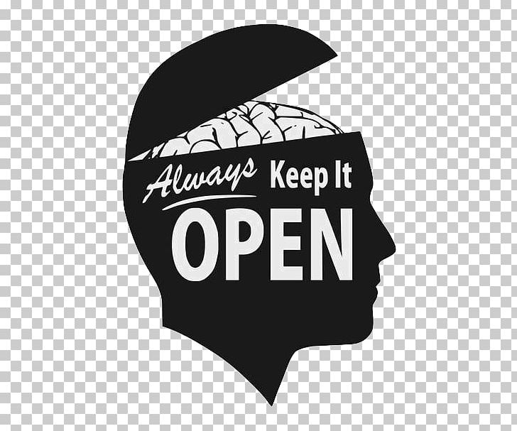 Open-mindedness Idea Drawing Motto PNG, Clipart, Affirmations, Always, Being, Black And White, Brand Free PNG Download