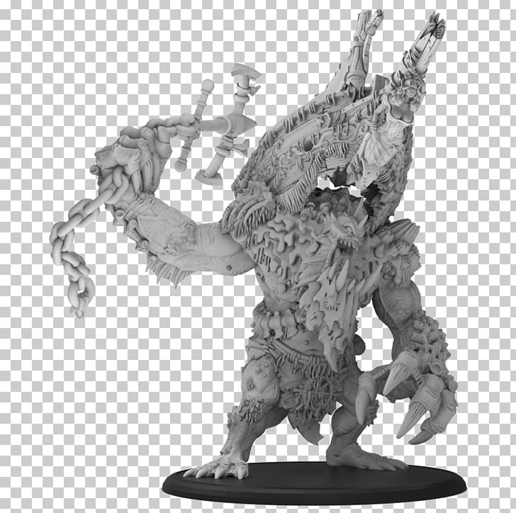 Hordes Warmachine Privateer Press Sea Miniature Figure PNG, Clipart, Action Figure, Animal, Black And White, Figurine, Glacier Free PNG Download