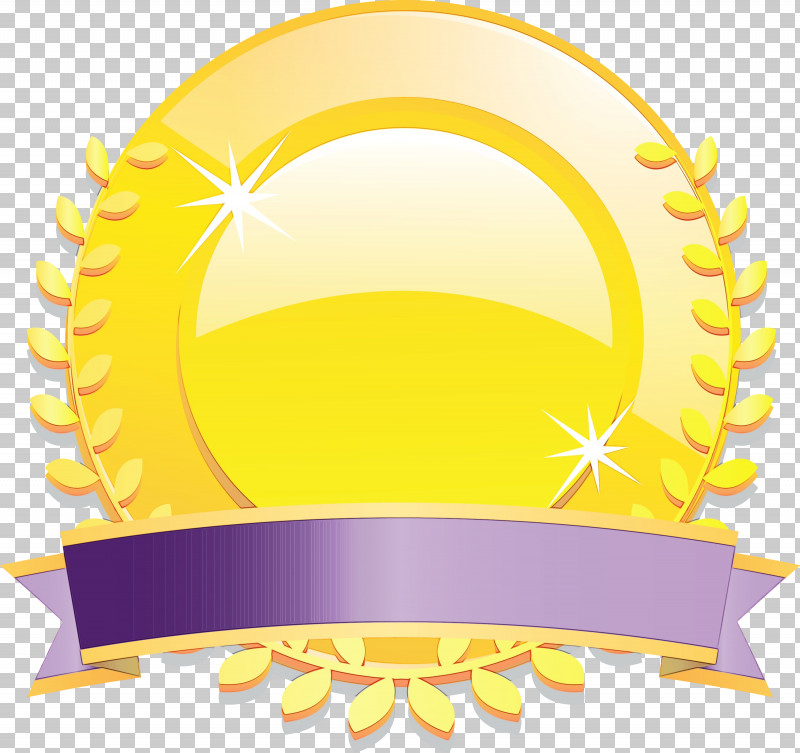 Yellow PNG, Clipart, Blank Badge, Gold Badge, Paint, Ribbon Badge, Watercolor Free PNG Download