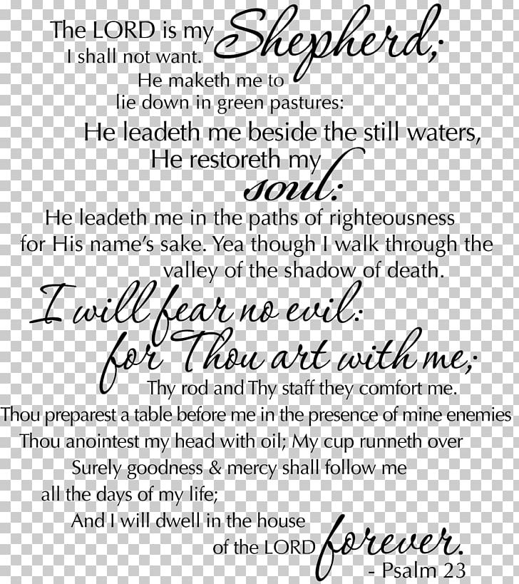 Psalms Bible Psalm 121 Psalm 23 PNG, Clipart, Black, Black And White, Chapters And Verses Of The Bible, Document, Funeral Free PNG Download