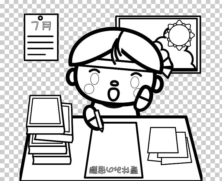 Cartoon On Net Cartoon Homework Clipart Black And White