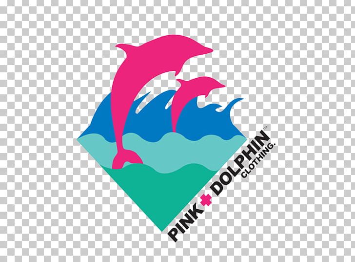 Logo Pink+Dolphin Clothing T-shirt Amazon River Dolphin PNG, Clipart, Amazon River Dolphin, Animals, Area, Brand, Clothing Free PNG Download