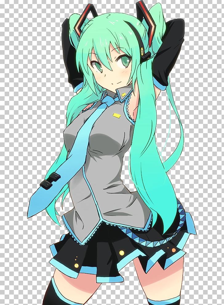 Hatsune Miku Anime Vocaloid Manga Character PNG, Clipart, Anime, Black Hair, Blue Hair, Brown Hair, Character Free PNG Download