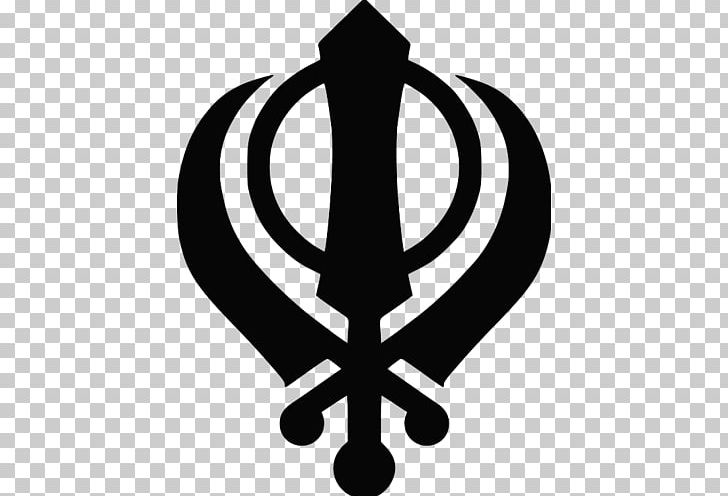 Khanda Sikhism Ik Onkar Religious Symbol PNG, Clipart, Black And White, Chakram, Golden Temple, Gurdwara, Ik Onkar Free PNG Download