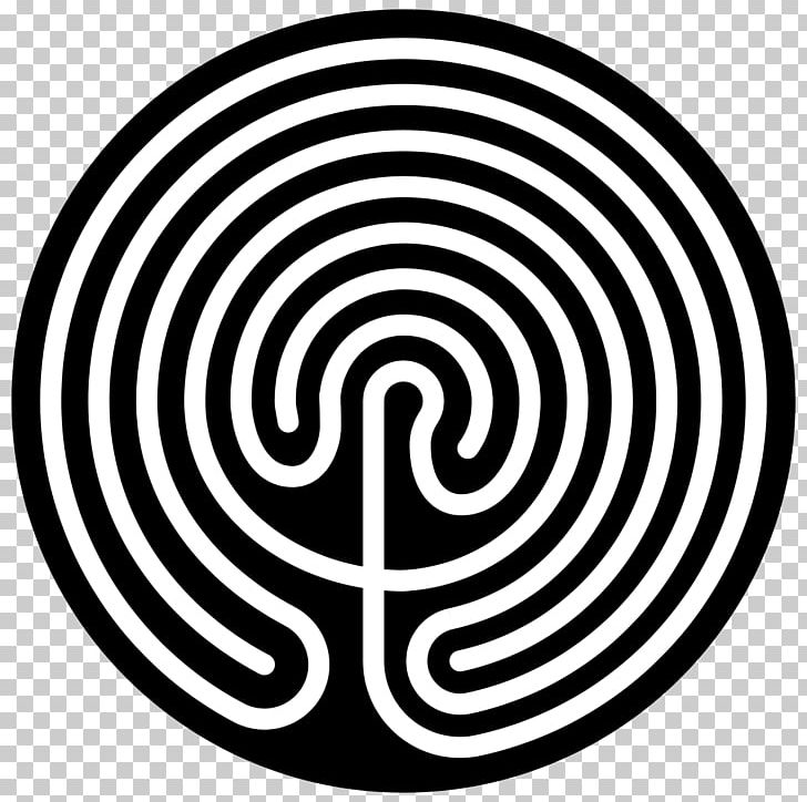 Labyrinth Chartres Cathedral Knossos Minotaur PNG, Clipart, Area, Black And White, Chartres, Chartres Cathedral, Circle Free PNG Download