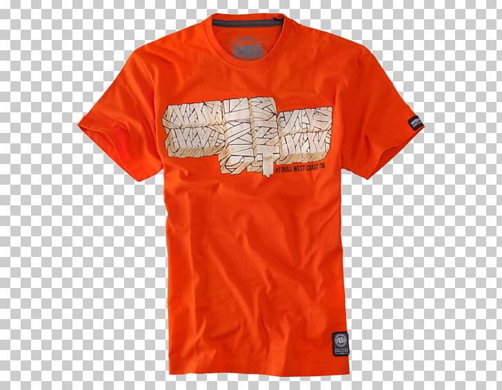 T-shirt Sleeve PNG, Clipart, Active Shirt, Orange, Pit Bull, Red, Shirt Free PNG Download