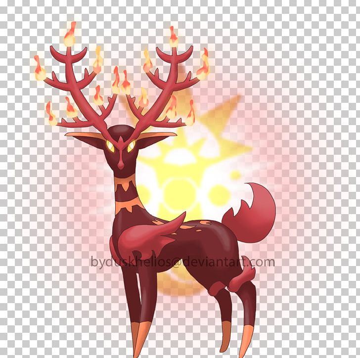 Reindeer Planet Pokémon PNG, Clipart, Antler, Art, Cartoon, Christmas Day, Christmas Ornament Free PNG Download