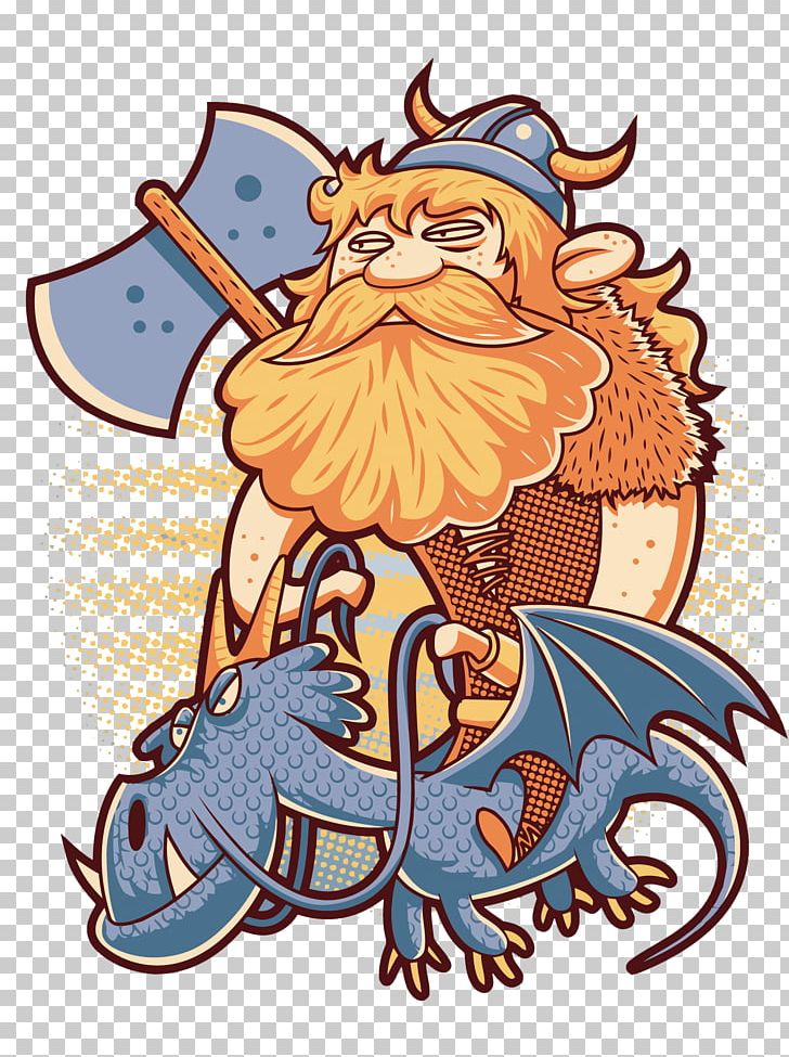 Viking Drawing Cartoon Illustration PNG, Clipart, Art, Artwork, Behance, Bird, Chinese Dragon Free PNG Download