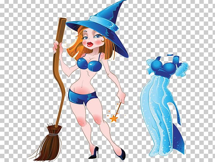 Witchcraft Halloween Illustration PNG, Clipart, Broom, Cartoon, Decoration, Encapsulated Postscript, Fictional Character Free PNG Download