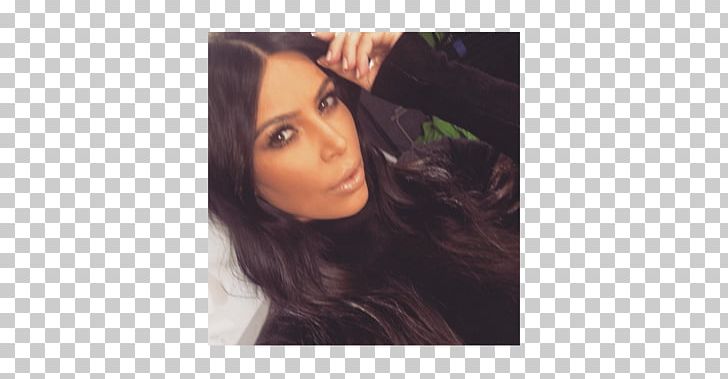 Kim Kardashian French Braid Hair Coloring PNG, Clipart, Beauty, Black Hair, Braid, Brown Hair, Eyebrow Free PNG Download