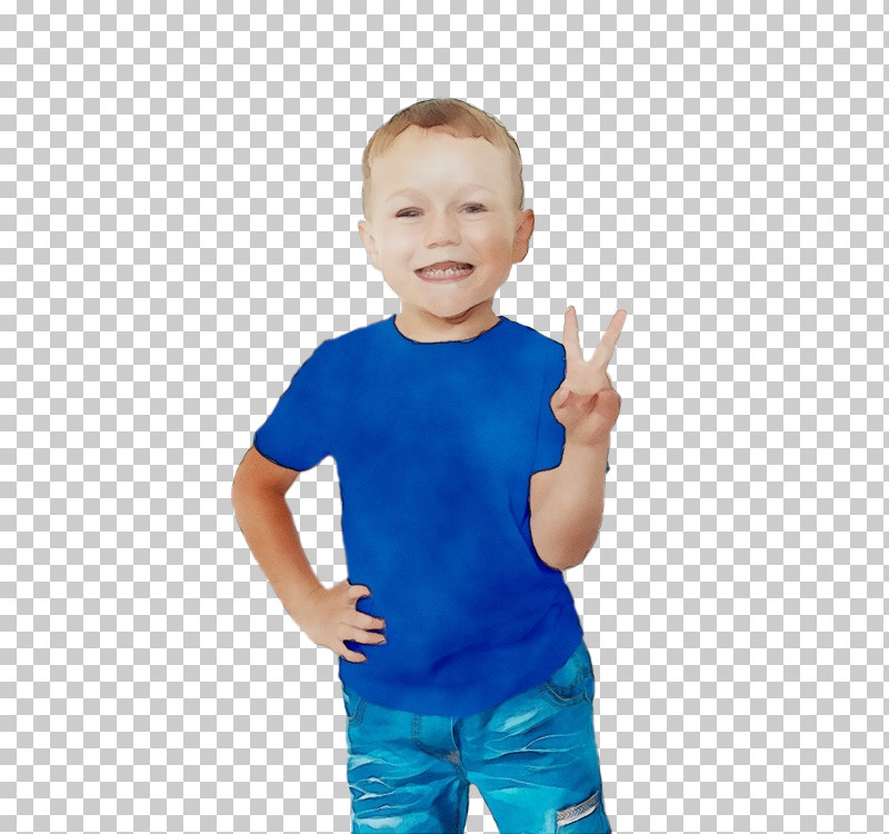 Blue Child Turquoise Sleeve T-shirt PNG, Clipart, Arm, Blue, Child, Child Model, Electric Blue Free PNG Download