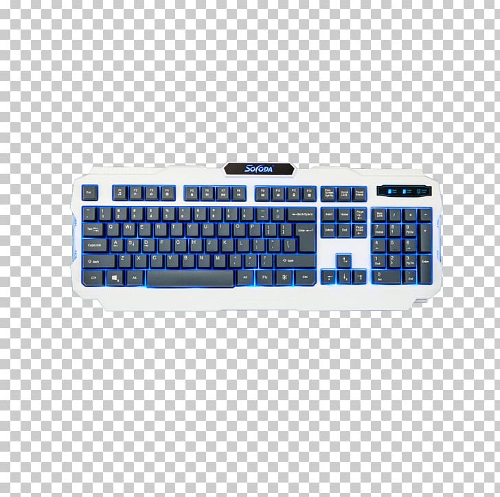 Computer Keyboard Computer Mouse Video Card Roccat USB PNG, Clipart, Blue, Christmas Lights, Computer, Computer Keyboard, Effect Free PNG Download