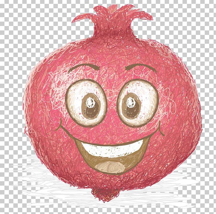 Fruit Coconut Apple Illustration PNG, Clipart, Cartoon, Cartoon Pomegranate, Coconut, Creative, Drawing Free PNG Download