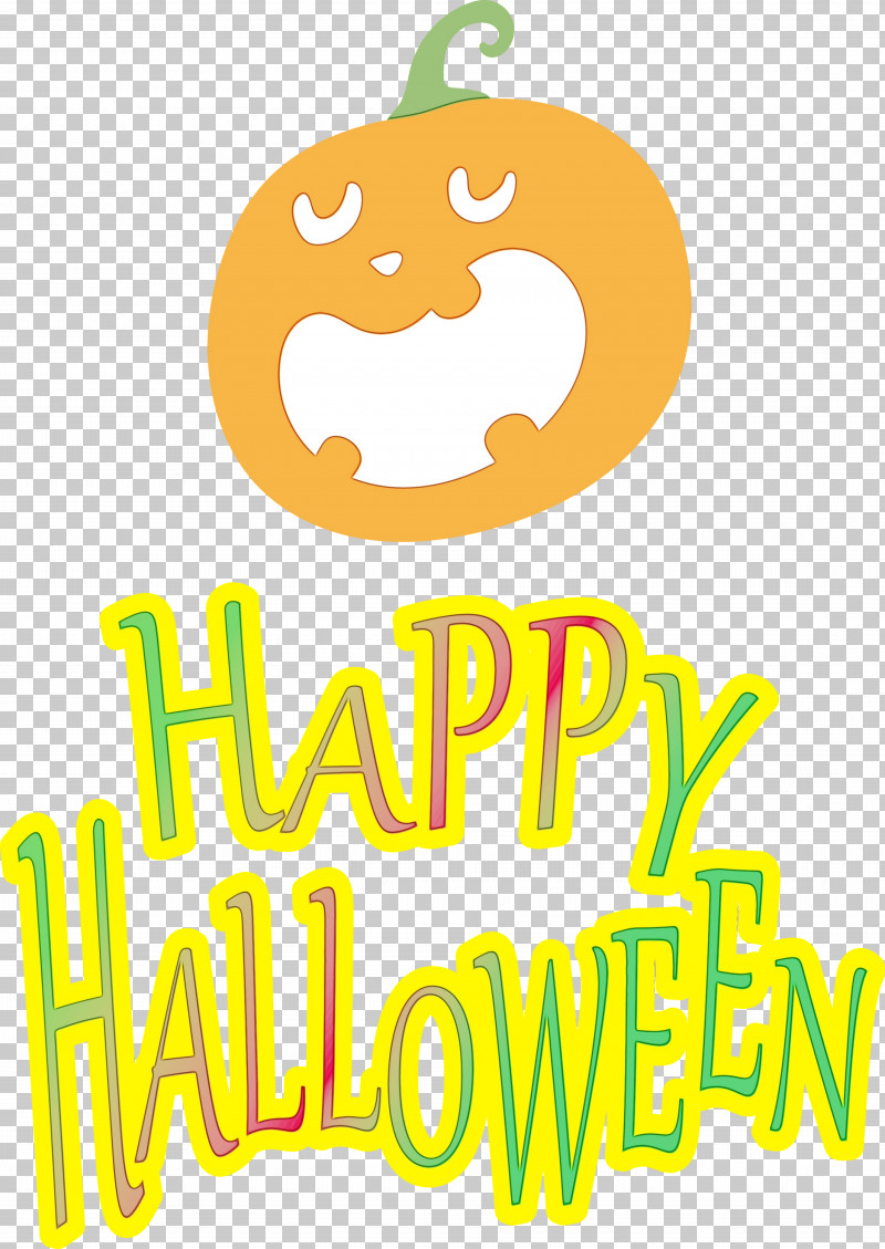 Logo Cartoon Yellow Line Tree PNG, Clipart, Cartoon, Fruit, Geometry, Happiness, Happy Halloween Free PNG Download
