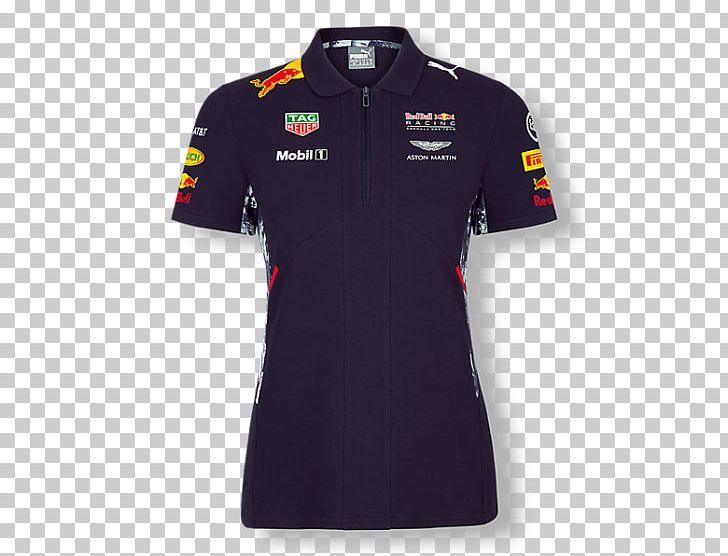 Red Bull Racing T-shirt Formula One Polo Shirt PNG, Clipart, Active Shirt, Brand, Brand Kuangshuai Conversion, Clothing, Collar Free PNG Download