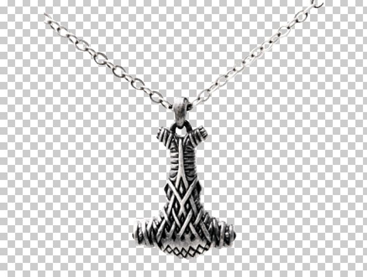 Charms & Pendants Necklace Mjölnir Jewellery Thor PNG, Clipart, Black And White, Body Jewelry, Celtic, Celtic Knot, Celts Free PNG Download