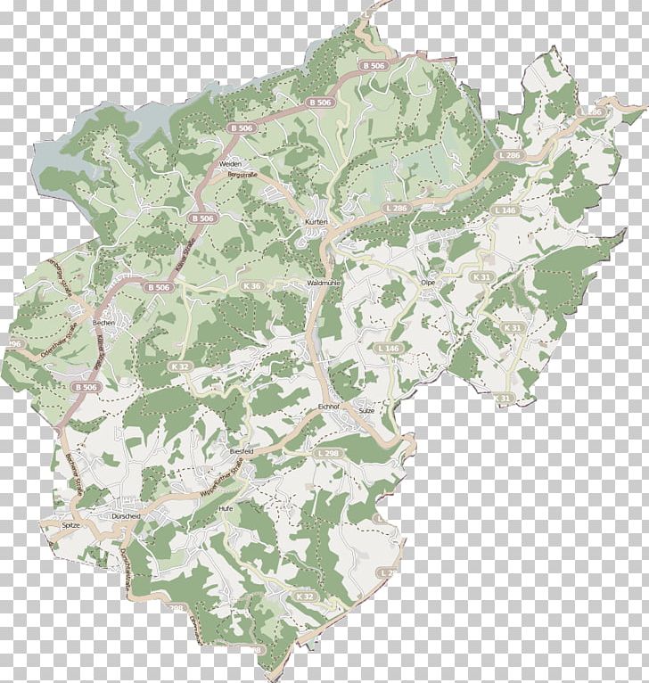 Bechen Unterossenbach Kirschheide Dürscheid PNG, Clipart, Bech, Bergisches Land, Map, Others, Tree Free PNG Download