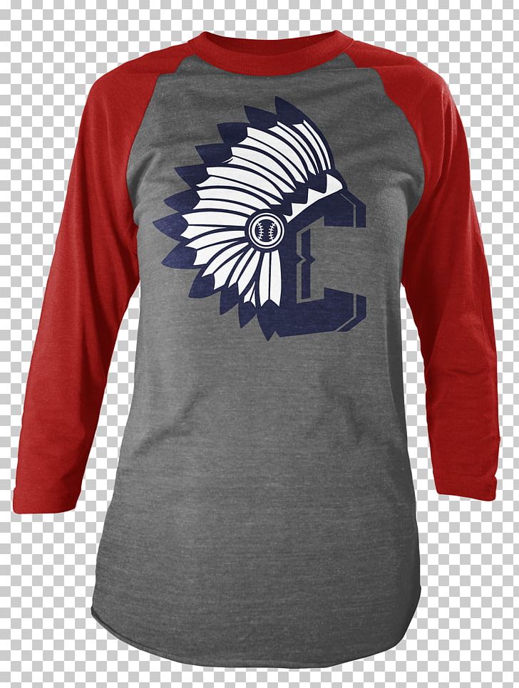 Long-sleeved T-shirt Long-sleeved T-shirt Raglan Sleeve PNG, Clipart, Active Shirt, Brand, Brown, Cleveland Indians, Clothing Free PNG Download