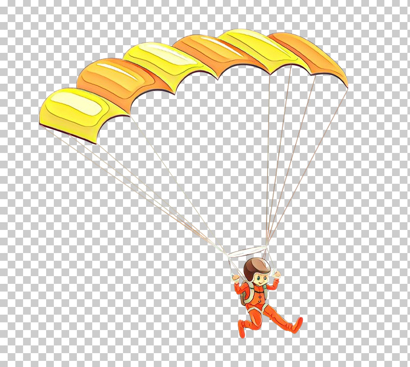 Parachute Yellow Parachuting Air Sports Paragliding PNG, Clipart, Air Sports, Parachute, Parachuting, Paragliding, Paratrooper Free PNG Download