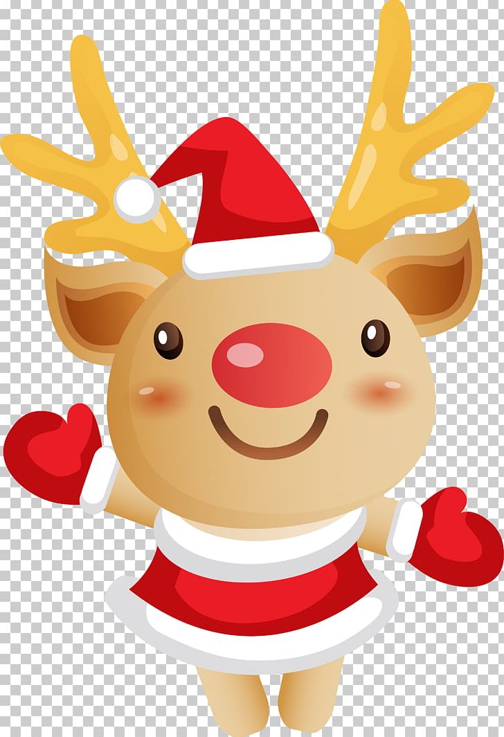 Santa Claus's Reindeer Santa Claus's Reindeer Christmas PNG, Clipart, Art, Cartoon, Christ, Christmas Card, Christmas Decoration Free PNG Download