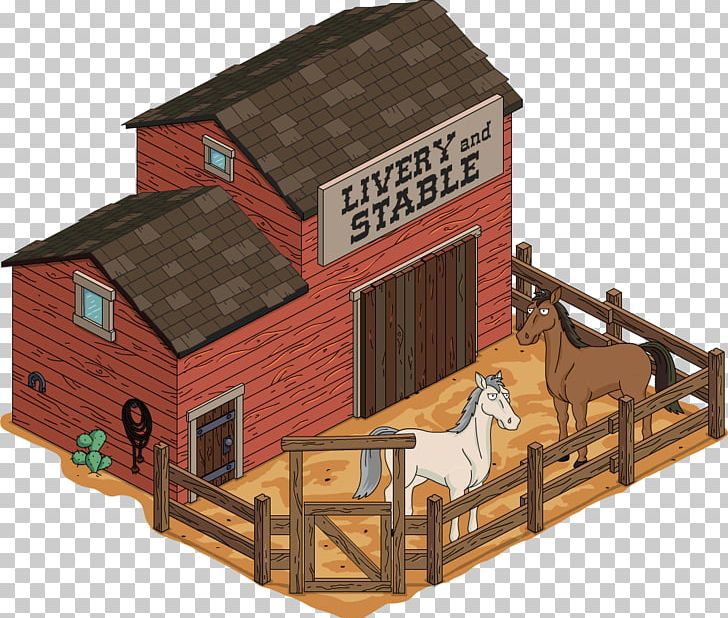 The Simpsons: Tapped Out Bart Simpson American Frontier Cletus Spuckler Building PNG, Clipart, American Frontier, Barn, Bart Simpson, Building, Building Wild Free PNG Download