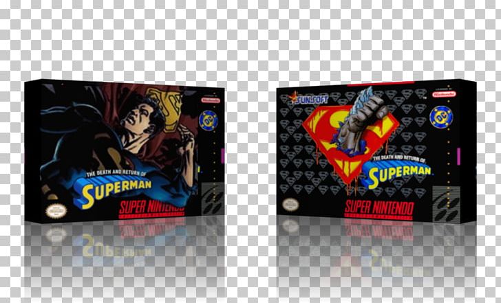 Super Nintendo Entertainment System The Death And Return Of Superman Graphic Design Brand PNG, Clipart, Brand, Death And Return Of Superman, Death Of Superman, Euro, Gaming Free PNG Download