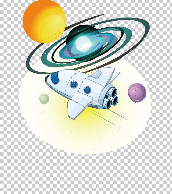 Outer Space Extraterrestrial Life Universe PNG, Clipart, Cartoon, Cartoon Spaceship, Circle, Euclidean Vector, Material Free PNG Download