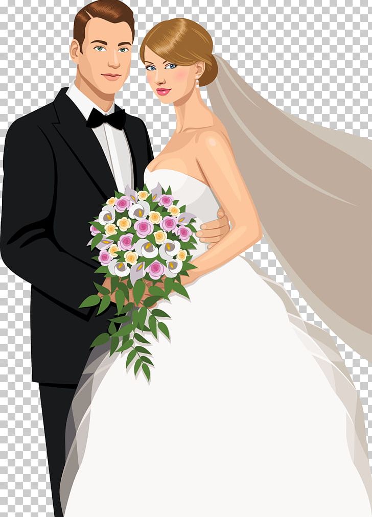 Wedding Invitation Bridegroom Marriage PNG, Clipart, Bride, Bride And Groom, Brides, Cartoon, Creative Wedding Free PNG Download