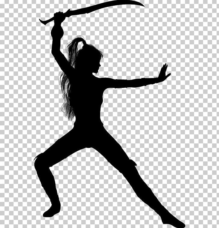 Woman Silhouette Female PNG, Clipart, Arm, Ballet Dancer, Black And White, Combat, Dancer Free PNG Download