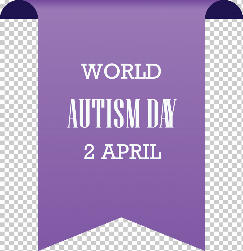 Autism Day World Autism Awareness Day Autism Awareness Day PNG, Clipart, Autism Awareness Day, Autism Day, Banner, Material Property, Purple Free PNG Download