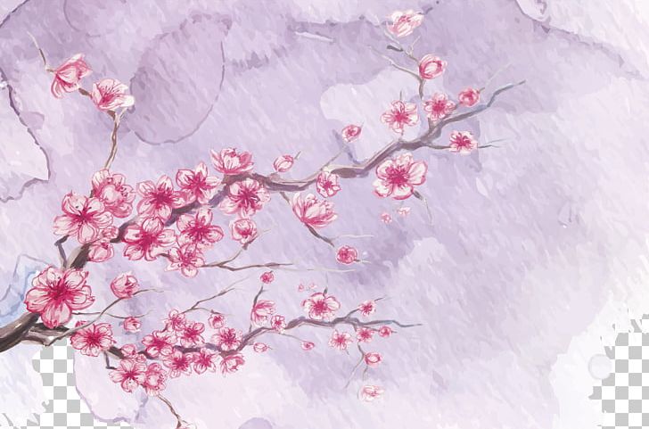 Watercolor Painting Ink Wash Painting PNG, Clipart, Activity Background, Advertising Background, Background, Blossom, Branch Free PNG Download