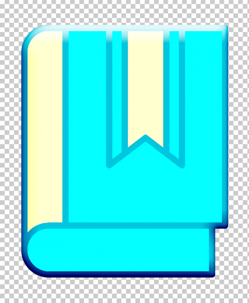 Book Icon School Icon PNG, Clipart, Aqua, Book Icon, Electric Blue, Line, Rectangle Free PNG Download