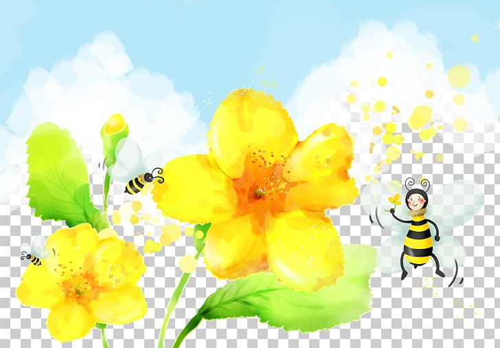 Honey Bee Apidae Illustration PNG, Clipart, Animation, Background, Cartoon Character, Cartoon Cloud, Cartoon Eyes Free PNG Download