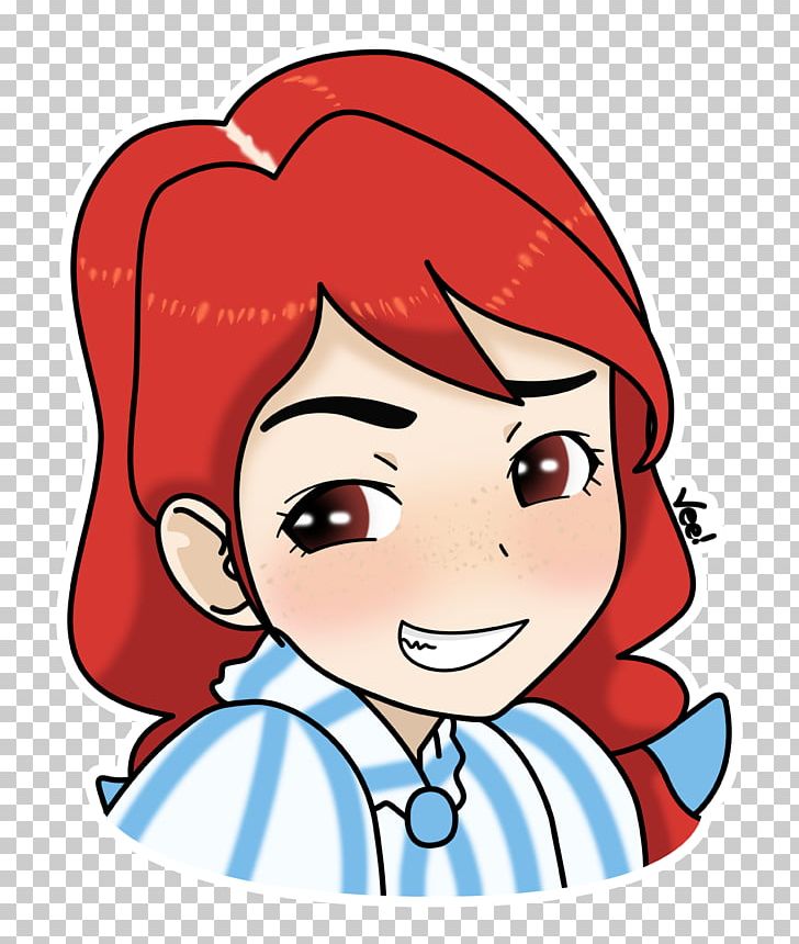 Wendy's Company Fast Food Female PNG, Clipart, Art, Boy, Cartoon, Cheek, Child Free PNG Download