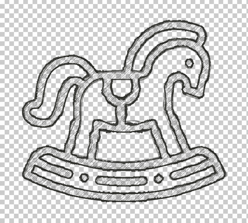 Rocking Horse Icon Baby Icon Toy Icon PNG, Clipart, Baby Icon, Biology, Black, Line Art, Meter Free PNG Download