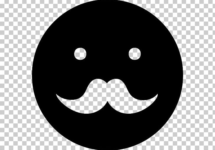 Computer Icons Emoticon Moustache Face PNG, Clipart, Black, Black And White, Bun, Circle, Computer Icons Free PNG Download