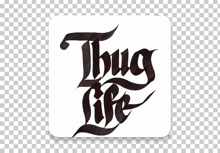 T-shirt Thug Life Gangsta Rap Hip Hop Music PNG, Clipart, Brand, Calligraphy, Clothing, Gangsta Rap, Hip Hop Music Free PNG Download