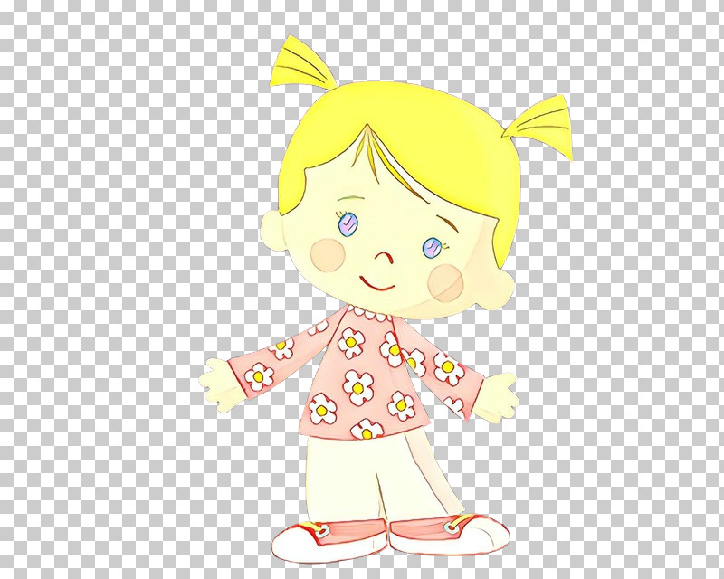 Cartoon Yellow Pink Toy Child Art PNG, Clipart, Cartoon, Child, Child Art, Doll, Pink Free PNG Download