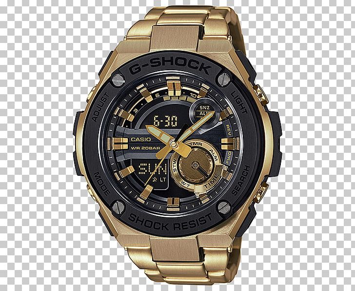 G-Shock GST-W300 Shock-resistant Watch Jewellery PNG, Clipart, Accessories, Brand, Casio, Gold, Gshock Free PNG Download