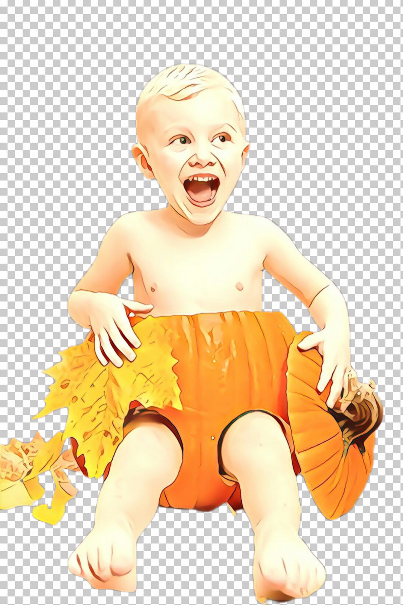 Orange PNG, Clipart, Baby, Child, Orange, Sitting, Smile Free PNG Download