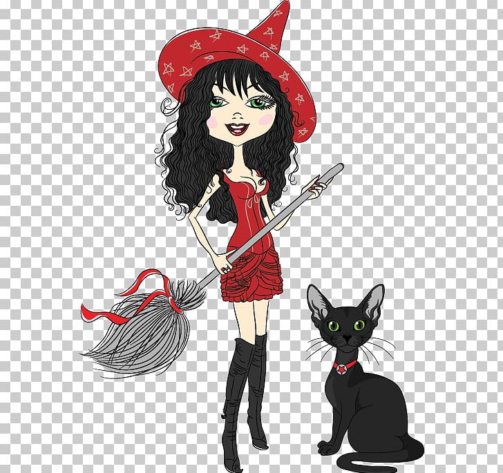 Witchcraft PNG, Clipart, Art, Black Cat, Broom, Cat, Cat Like Mammal Free PNG Download