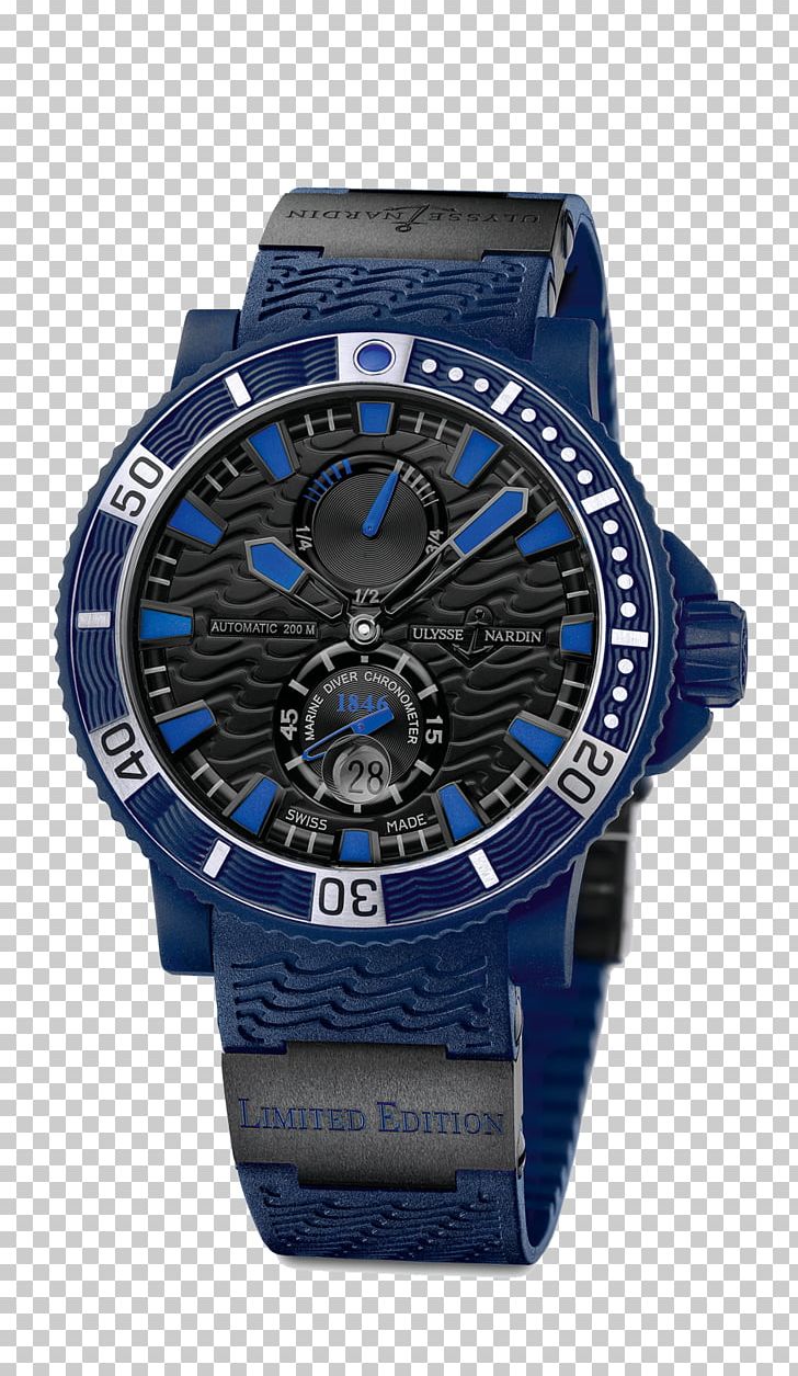 Ulysse Nardin Chronometer Watch Marine Chronometer Chronograph PNG, Clipart, Accessories, Annual Calendar, Blue, Blue Sea, Brand Free PNG Download