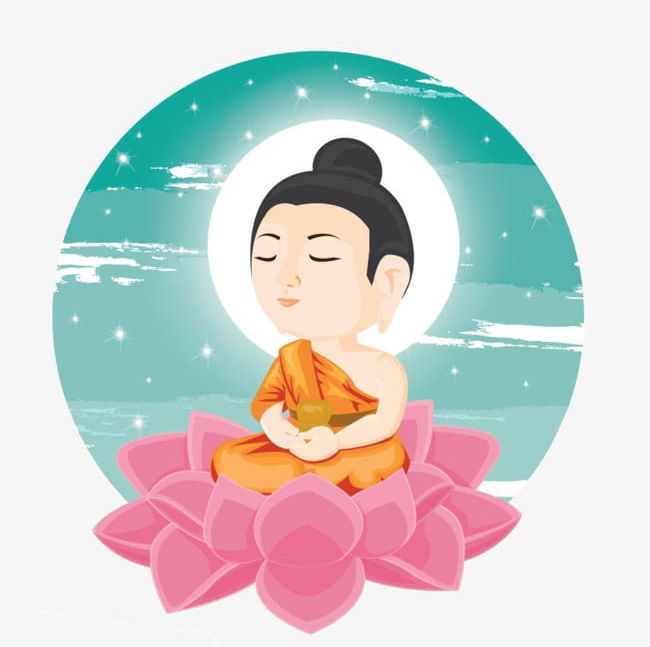 The Illustration Style Of Sakyamuni Buddha Statue PNG, Clipart, Buddha, Buddha Clipart, Buddhism, Festival, Illustration Free PNG Download