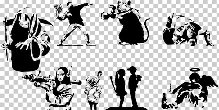 Work Of Art Drawing Artist PNG, Clipart, Art, Artwork, Banksy, Black, Black And White Free PNG Download