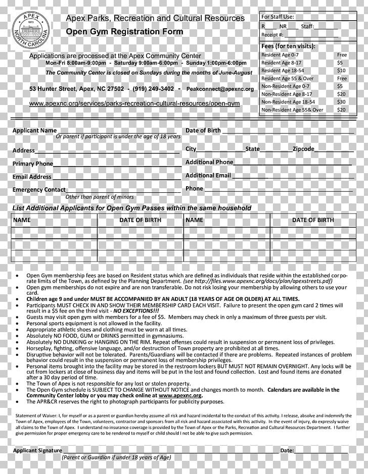 Template Document Fitness Centre Form Application For Employment PNG, Clipart, Application For Employment, Area, Document, Fitness Centre, Form Free PNG Download