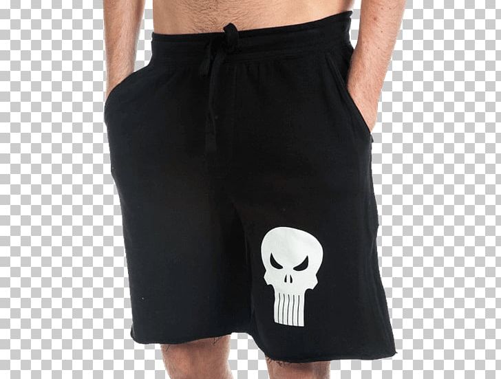 Trunks T-shirt Punisher Waist Shorts PNG, Clipart, Active Shorts, Black, Black M, Clothing, Joint Free PNG Download
